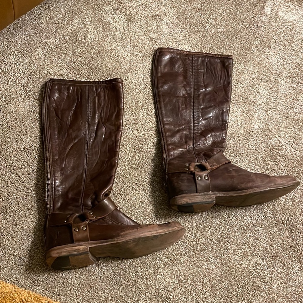 Frye Phillip Harness Boot Tall